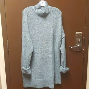 Turtle neck sweater dress